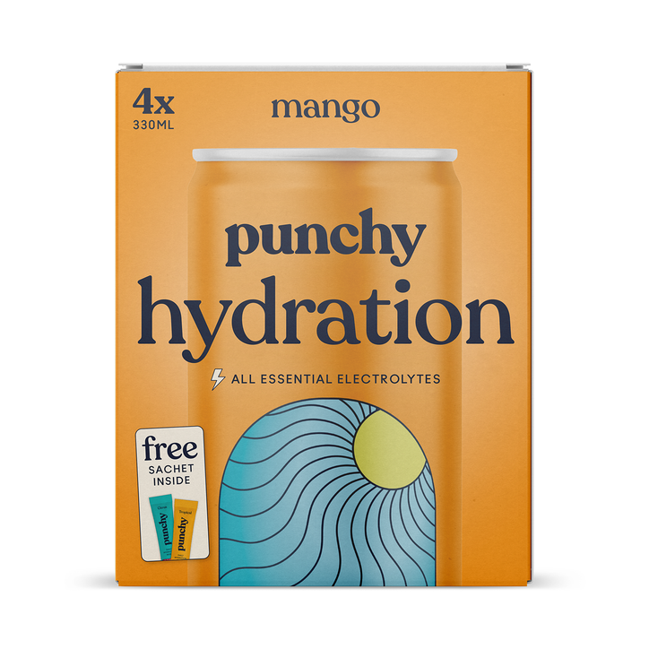 Punchy Hydration Multipacks Mango 4 x 330 ml