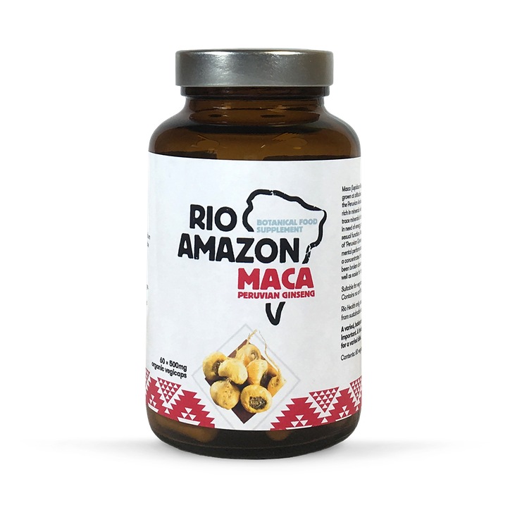 Rio Trading Organic Maca Root Extract (Gelatinized) 500 mg 60 Vegicaps