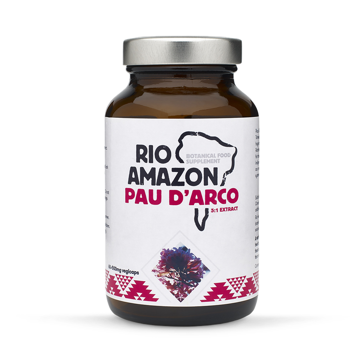 Rio Amazon Pau d'Arco (Lapacho) 5:1 Extract 500mg 60 vcaps