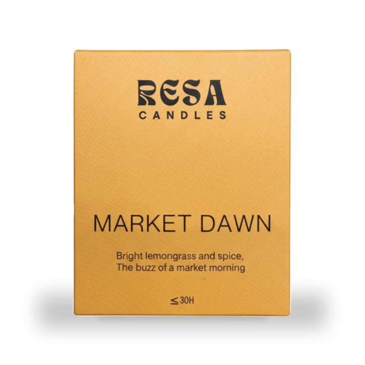RESA Essential Oil Candle Market Dawn 145g