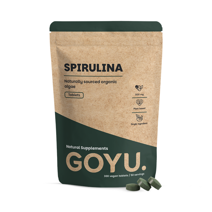 GOYU Spirulina Tablets 500 mg Organic - 300 Tablets