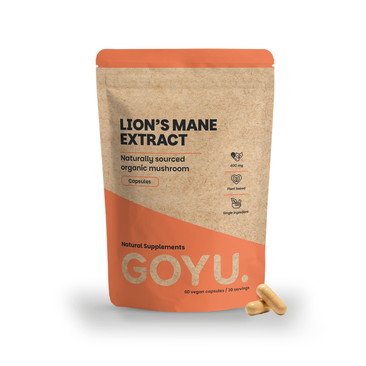 GOYU Lion's Mane Extract Capsules 400mg - 60 Capsules