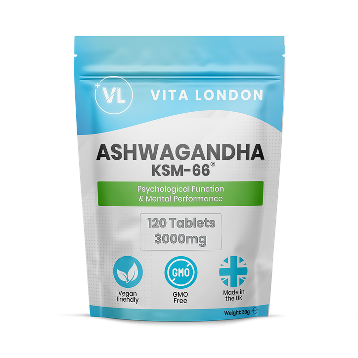 Ashwagandha KSM 66 High Strength Tablets 3000mg 120 Tablets