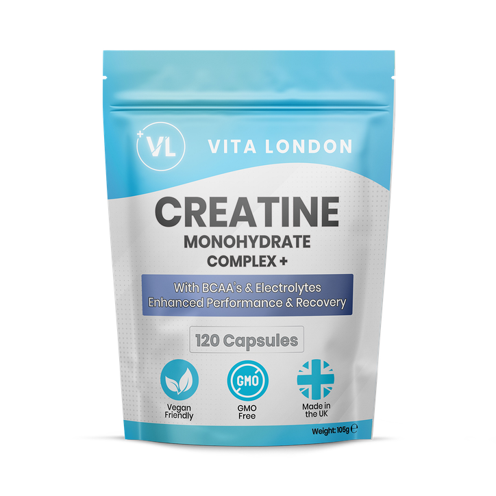 Creatine Monohydrate Complex Capsules + BCAAs 2000mg 120 Capsules