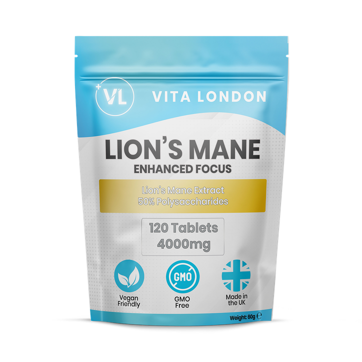 Lion's Mane 4000mg Mushroom Supplement 120 Tablets