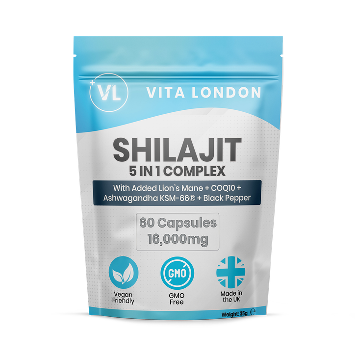 Shilajit Capsules 5 In 1 Complex 16,000mg  60 Capsules