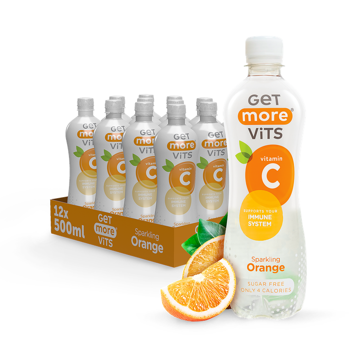 Get More Vitamin C Sparkling Orange 12x500ml