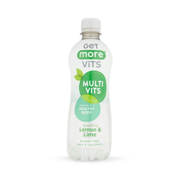 Get More Multivitamins Sparkling Lemon & Lime 12x500ml