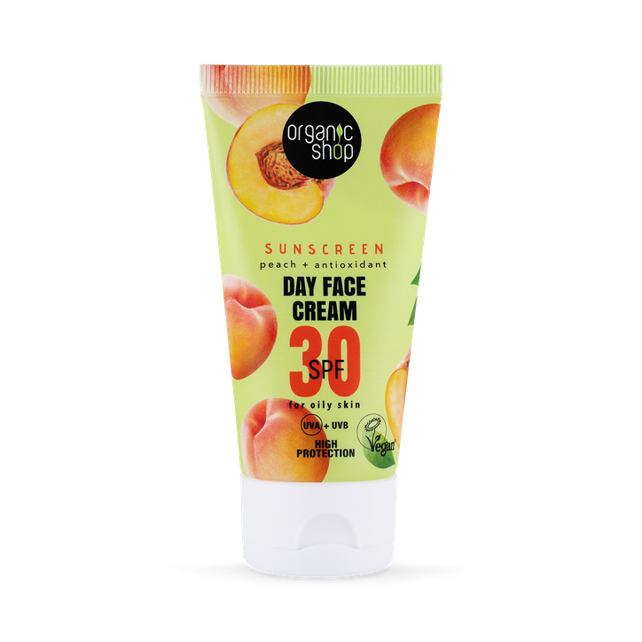 Organic Shop Sunscreen Day Face Cream 30 SPF Oily skin 50ml