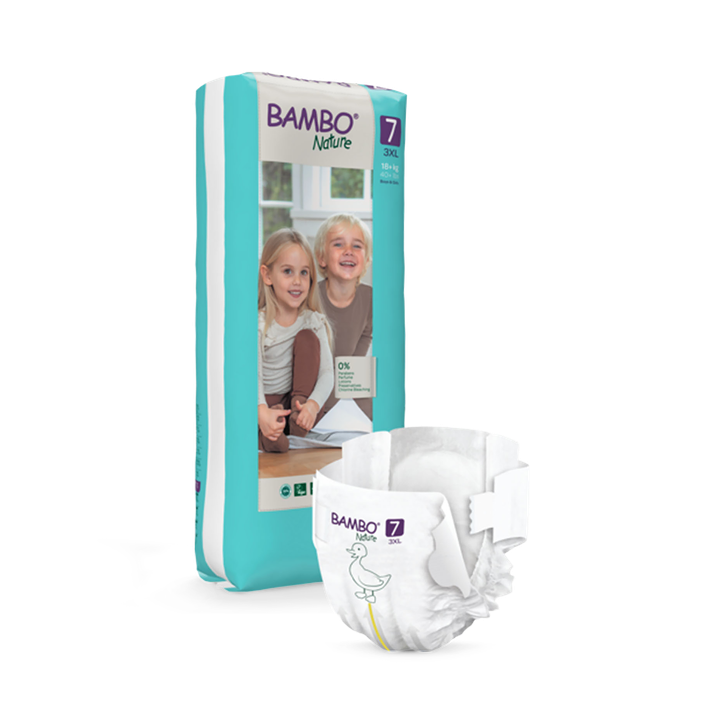 Bambo Nature Nappies Size 7 18+kg 40 Pack