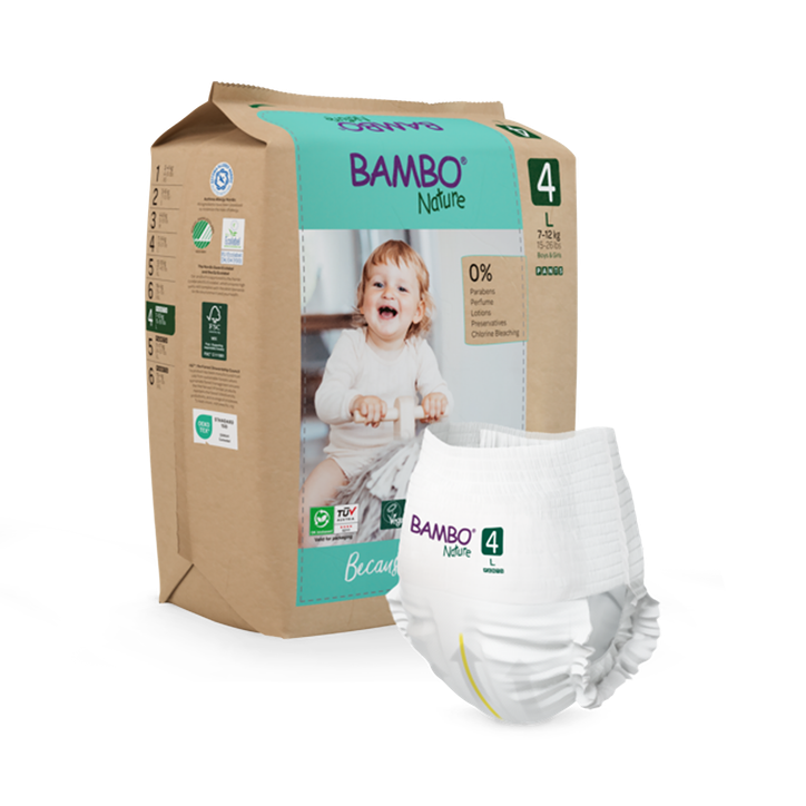 Bambo Nature Training Pants Size 4 7-12kg 20 Pack