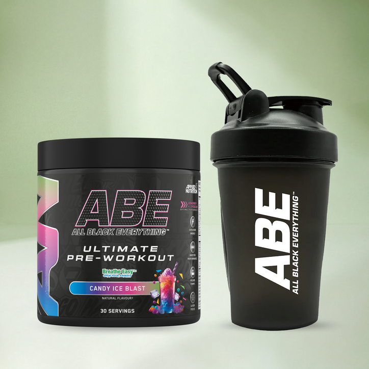 Applied Nutrition ABE Pre Workout Candy Ice Blast & Shaker Bundle