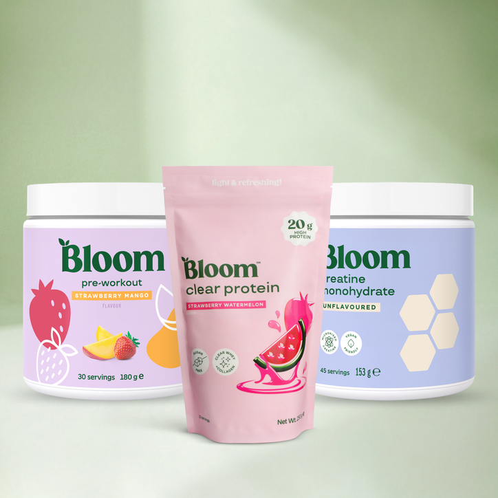 Bloom Strawberry Watermelon Clear Whey 589g Bundle