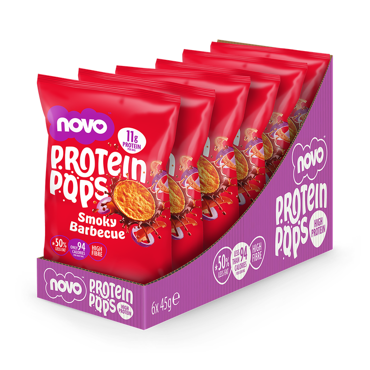Novo Protein Pops Smoky Barbecue 45g 6pcs/pack
