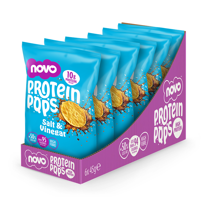 Novo Protein Pops Salt & Vinegar 45g 6pcs/pack