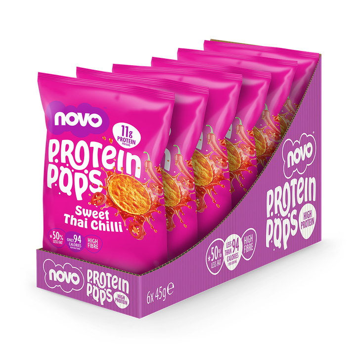 Novo Protein Pops Sweet Thai Chilli 45g 6pcs/pack