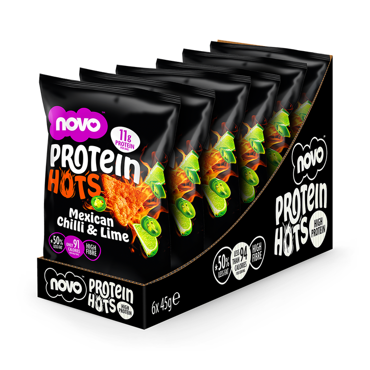 Novo Protein Hots Mexican Chilli & Lime 45g 6pcs/pack