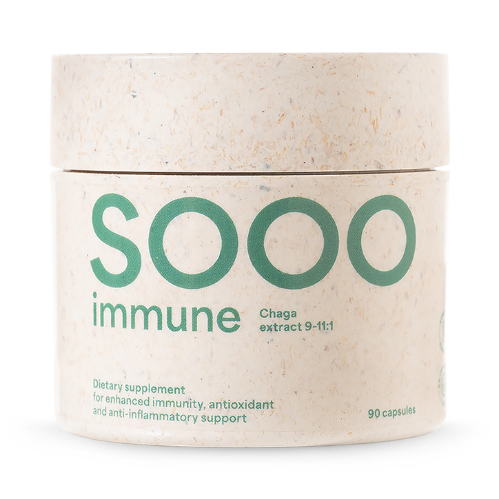 SOOO immune: Chaga extract 9-11:1 90 Capsules