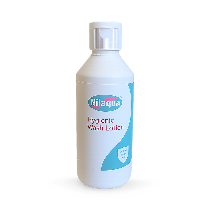 Nilaqua Hygienic Wash Lotion, Hair & Body Wash With Anti Bacterial Properties for Sensitive Skin, Hospitals, Care Homes 200ml