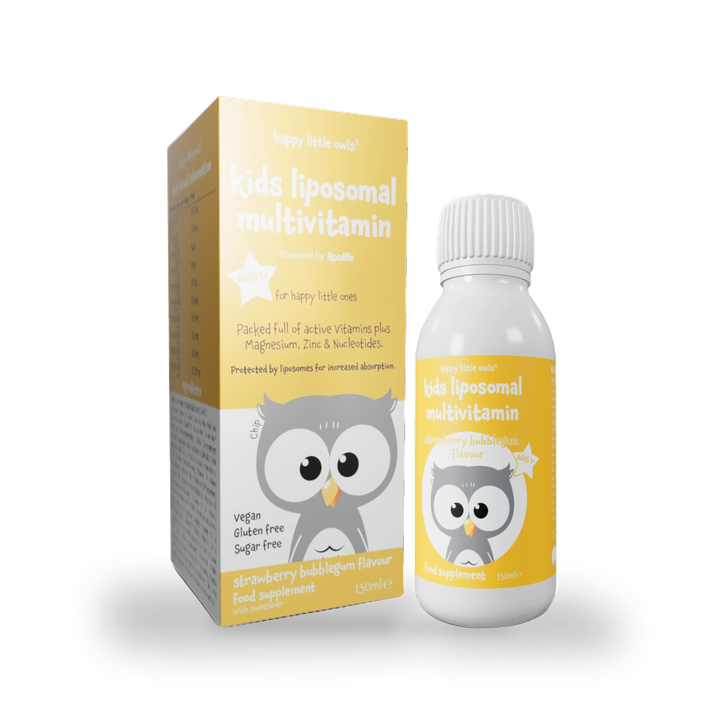 Happy Little Owls - Kids Liposomal MultiVitamin - Strawberry Bubblegum Flavoured Liquid