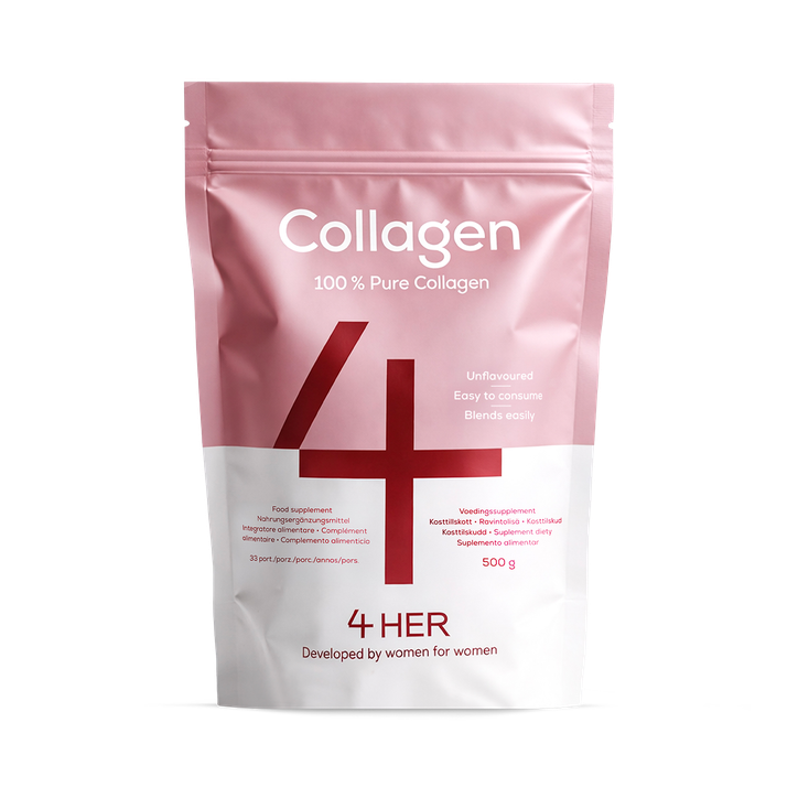 4HER Collagen: Pure Collagen Powder Peptides Unflavoured 500g