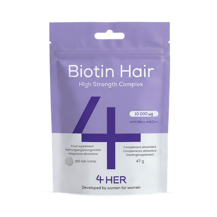4HER Biotin and Zinc Hair 180 Tablets