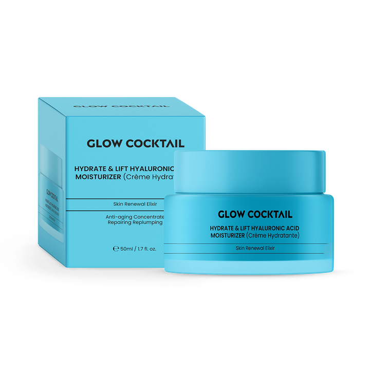 Glow Cocktail  Glow Cocktail  HYDRATE & LIFT HYALURONIC ACID MOISTURISER 50ml