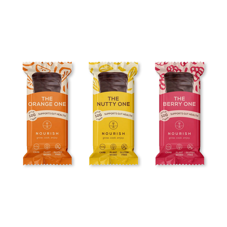 The Berry One x 1, The Nutty One x 1, The Orange One x 1