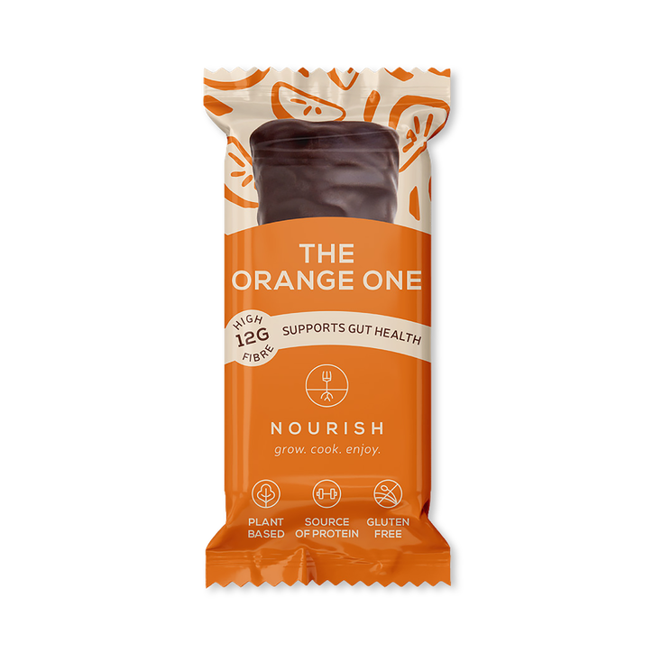 Nourish High Fibre Brownie Bar - The Orange One x 14 Bars