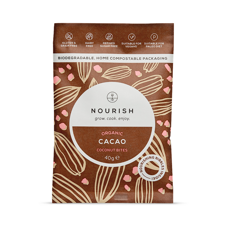 10 pack of Organic Cacao Coconut Bites