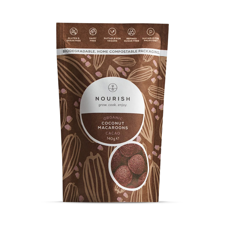 Nourish Grow Cook Organic Cacao Macaroons