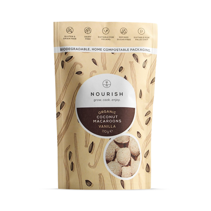 Nourish Grow Cook Organic Vanilla Macaroons