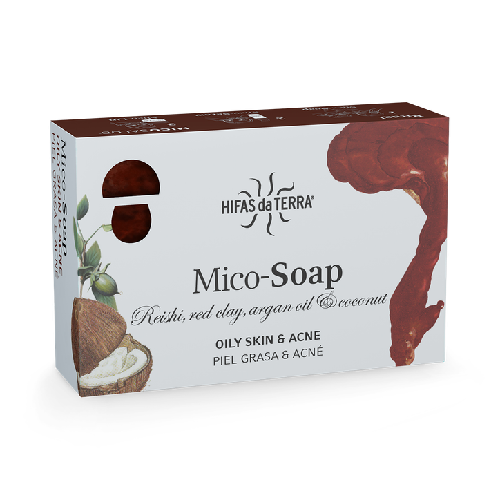 Hifas da Terra Mico-Soap Reishi, Argan Oil and Red Clay 200g