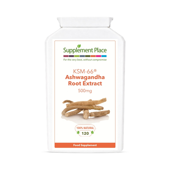Supplement Place Ashwagandha Root Extract KSM-66 | 500mg | 120 Capsules