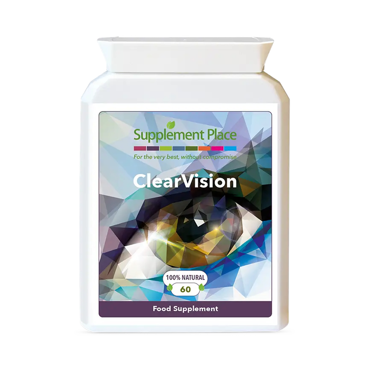 Supplement Place ClearVision | Pine Bark, Bilberry, Lutein, Zeaxanthin | 60 Capsules