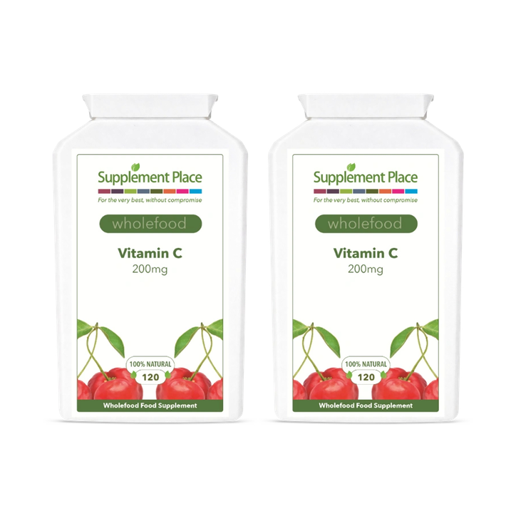 Supplement Place Wholefood Vitamin C 200mg | 240 Capsules