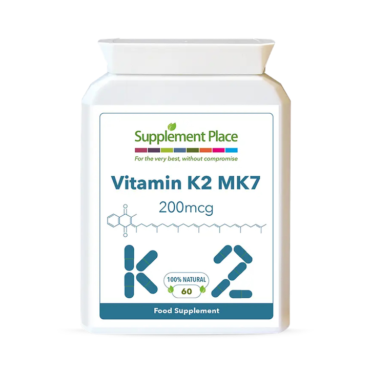 Supplement Place Vitamin K2 MK7 200mcg | 60 Capsules