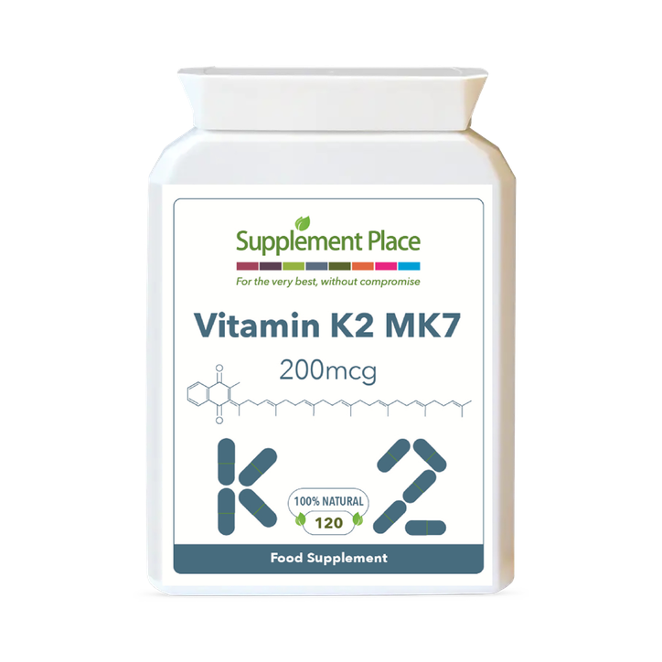 Supplement Place Vitamin K2 MK7 200mcg | 120 Capsules