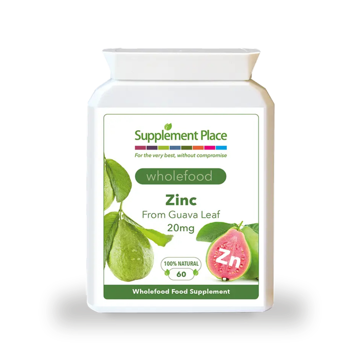 Supplement Place Wholefood Zinc from Guava 20mg | 60 Capsules