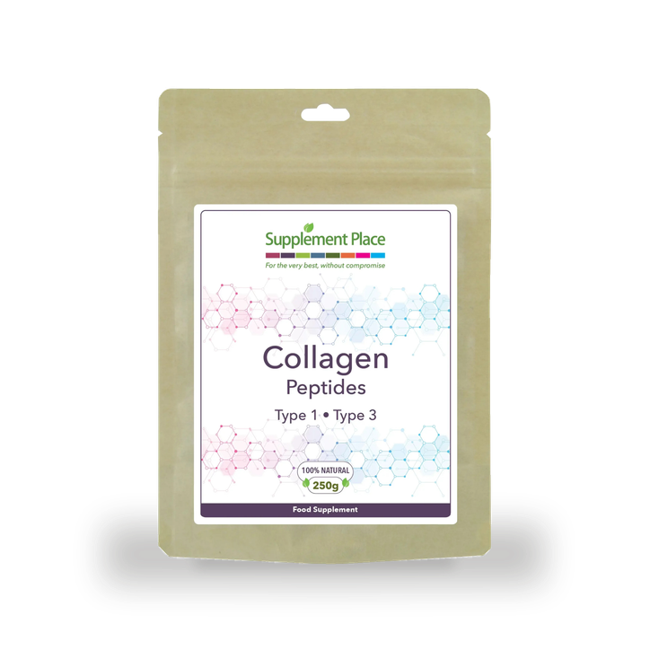 Supplement Place Pure Collagen Peptides Powder Type 1 and Type 2 | 250g