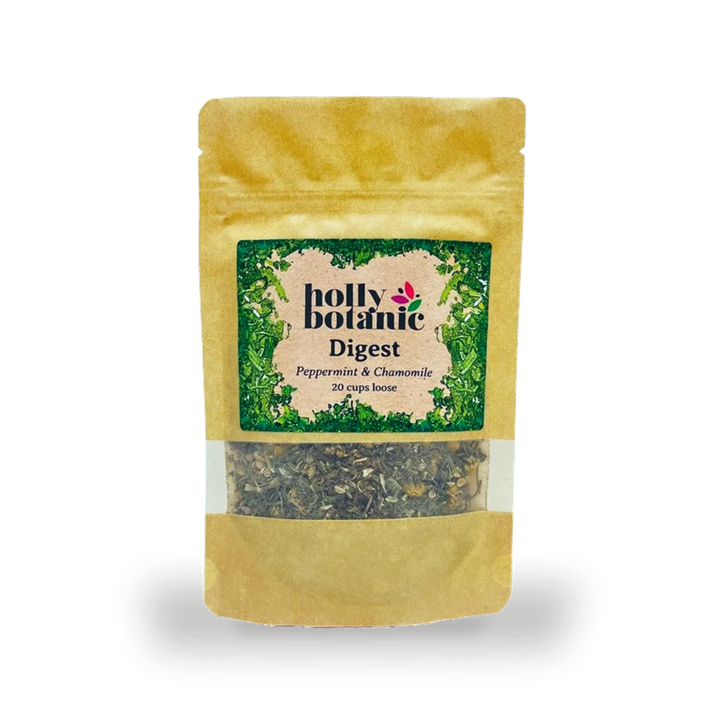Holly Botanic Digest Tisane | Peppermint & Chamomile | 20 Cup Loose