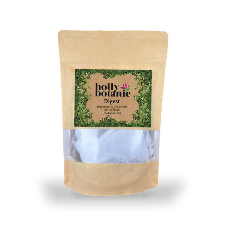 Holly Botanic Digest Tisane | Peppermint & Chamomile | 30 Tea Bags