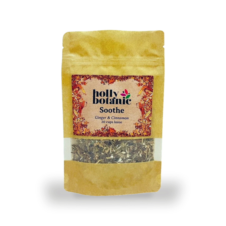 Holly Botanic Soothe Tisane | Ginger % Cinnamon | 20 Cup Loose
