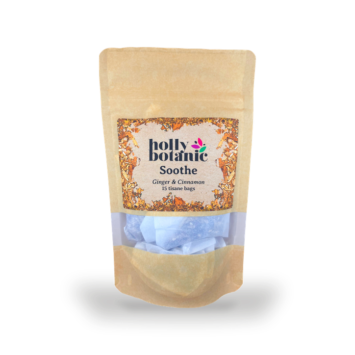 Holly Botanic Soothe Tisane | Ginger & Cinnamon | 15 Tea Bags