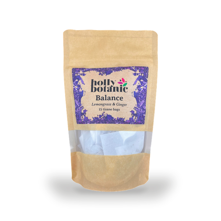 Holly Botanic Balance Tisane | Lemongrass & Ginger | 15 Tea Bags