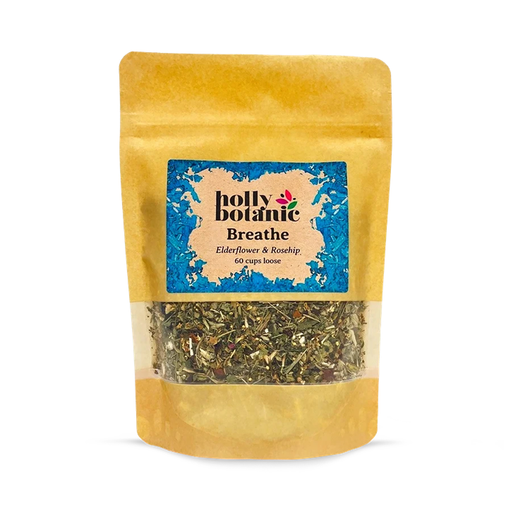 Holly Botanic Breathe Tisane - Elderflower & Rosehip - 60 Cup Loose
