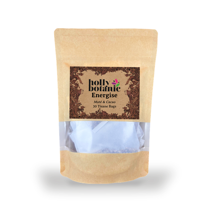Holly Botanic Energise Tisane | Cacao & Maté | 30 Tea Bags