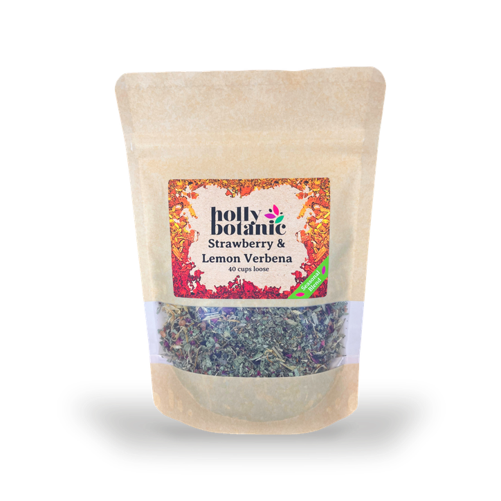 Holly Botanic Strawberry & Lemon Verbena Tisane | 40 Cup Loose