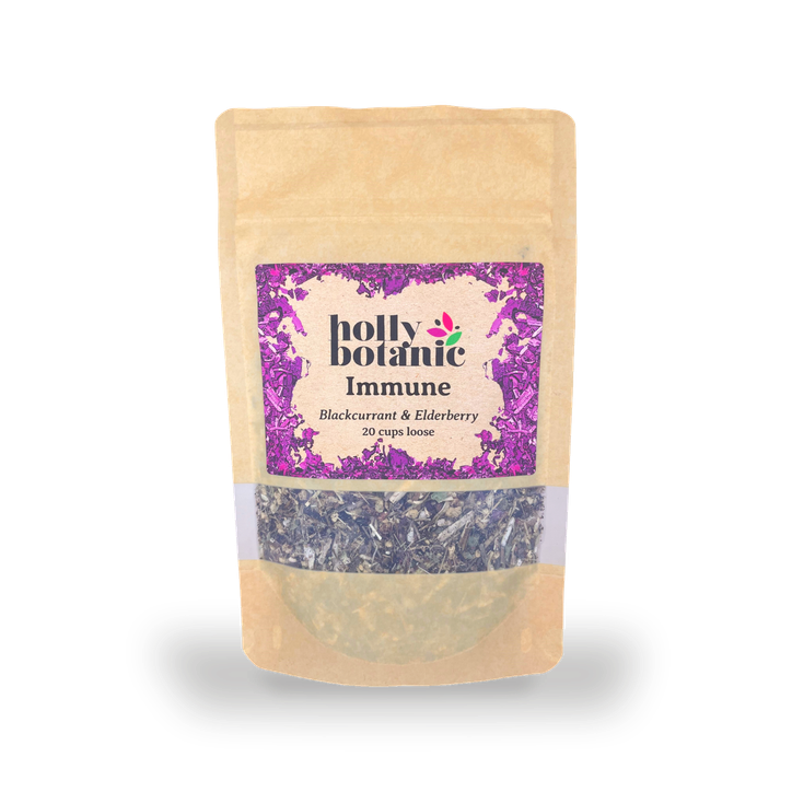 Holly Botanic Immune Tisane | Blackcurrant & Elderberry | 20 Cup Loose