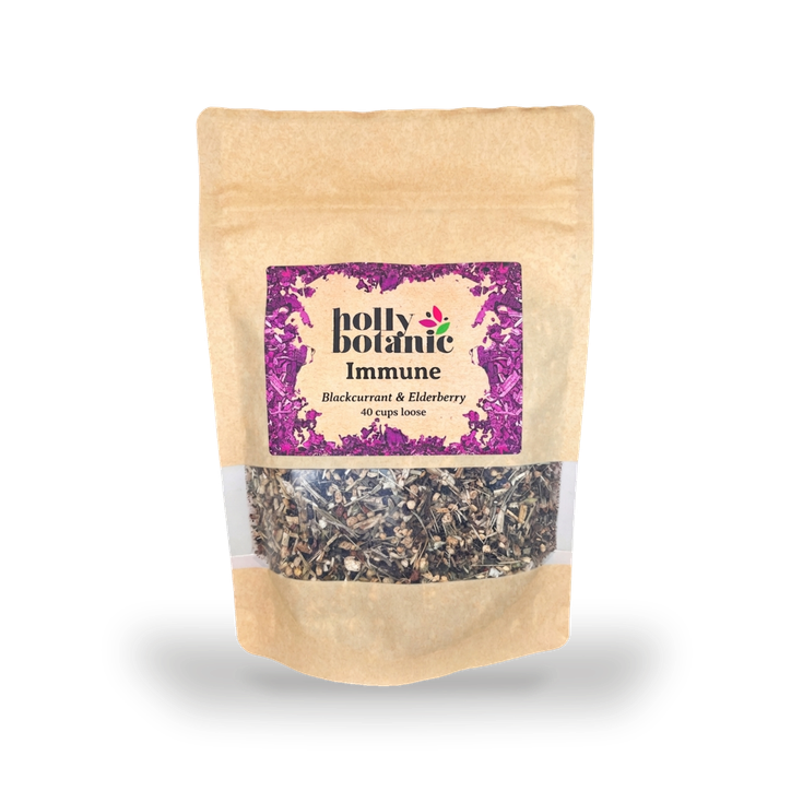 Holly Botanic Immune Tisane | Blackcurrant & Elderberry | 40 Cup Loose